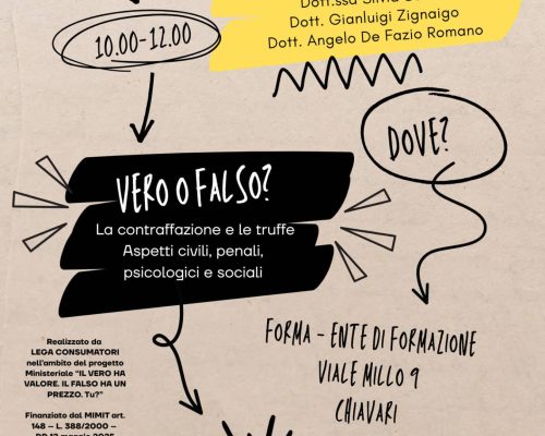 Incontro Lega Consumatori Liguria e Ente di Formazione Form